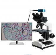 数码生物显微镜40-1600X 专业检测一滴血医用 生物研究用细菌细胞