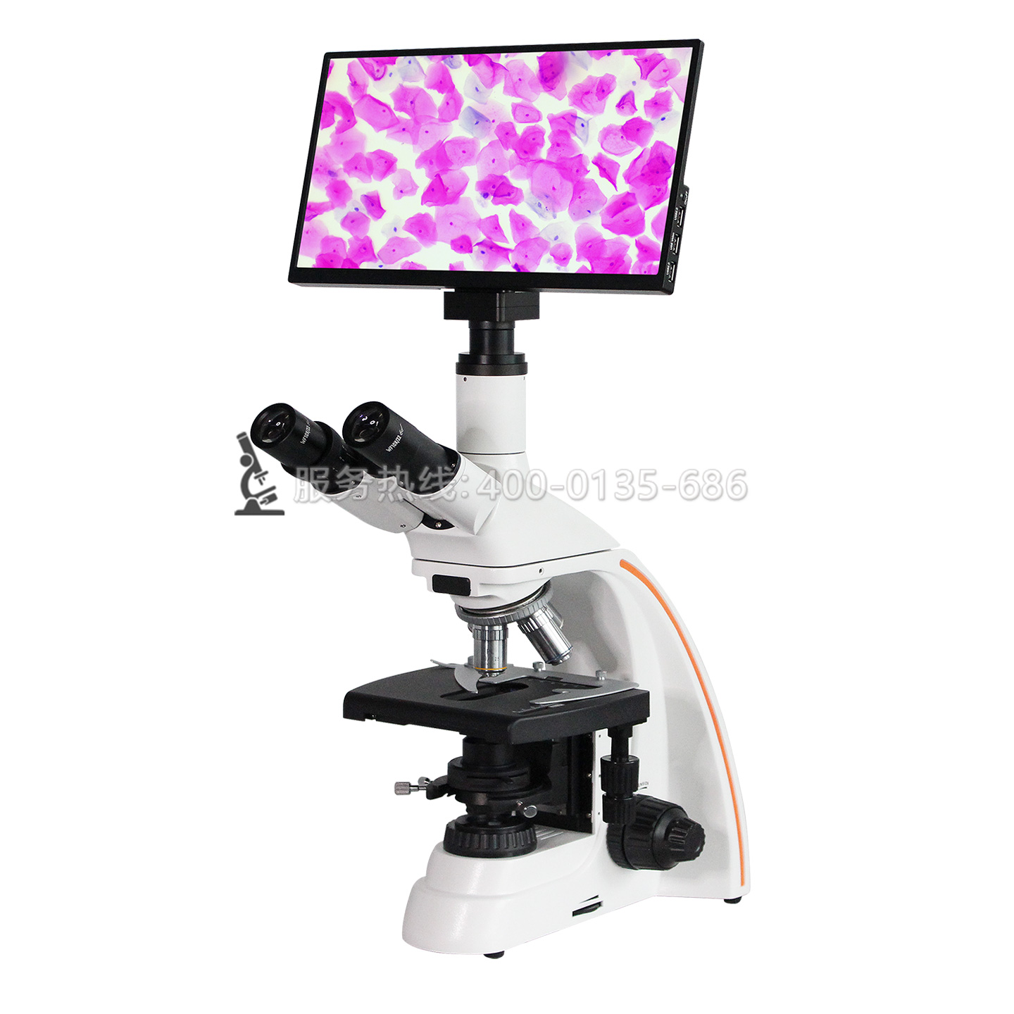 BL-180DMW科研级视频生物显微镜带13.3寸显示屏相机