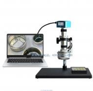 高清电动3D三维视频立体显微镜360度旋转观察体视显微镜