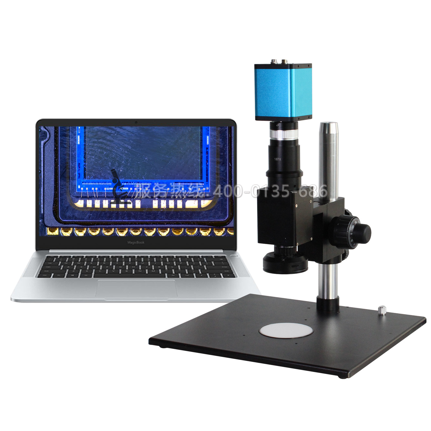 TZ660AM电动变倍自动对焦显微镜晶圆芯片表面缺陷检测