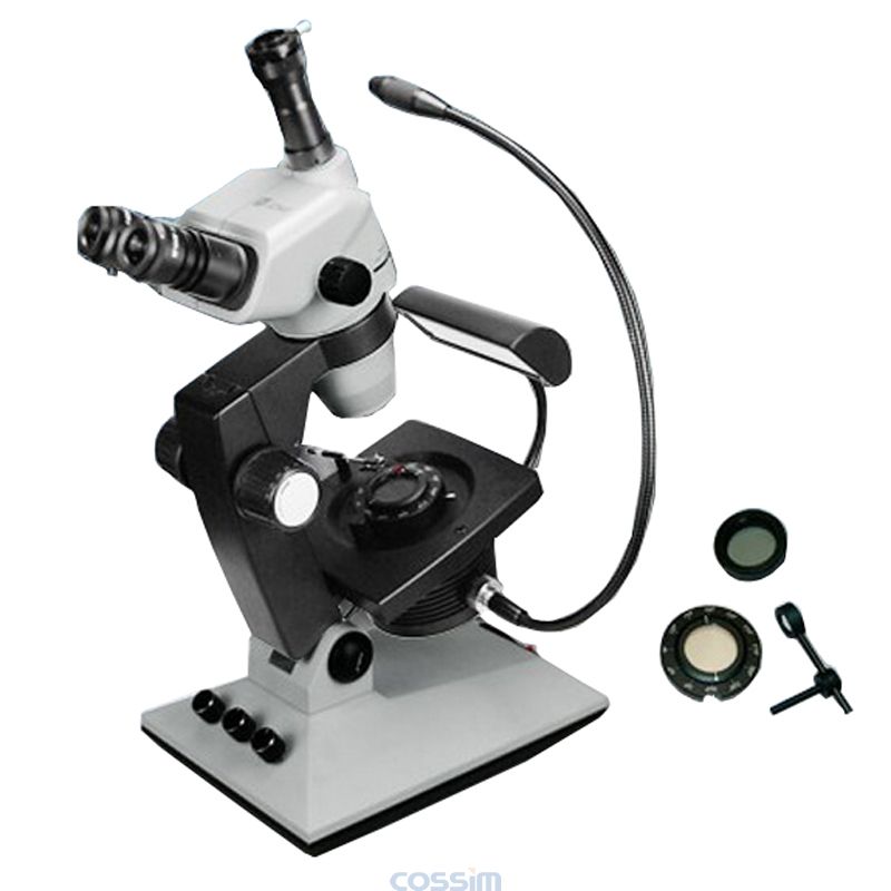 FGM-R6S-08三目宝石鉴定显微镜 检测珠宝钻石显微镜可拍照储存